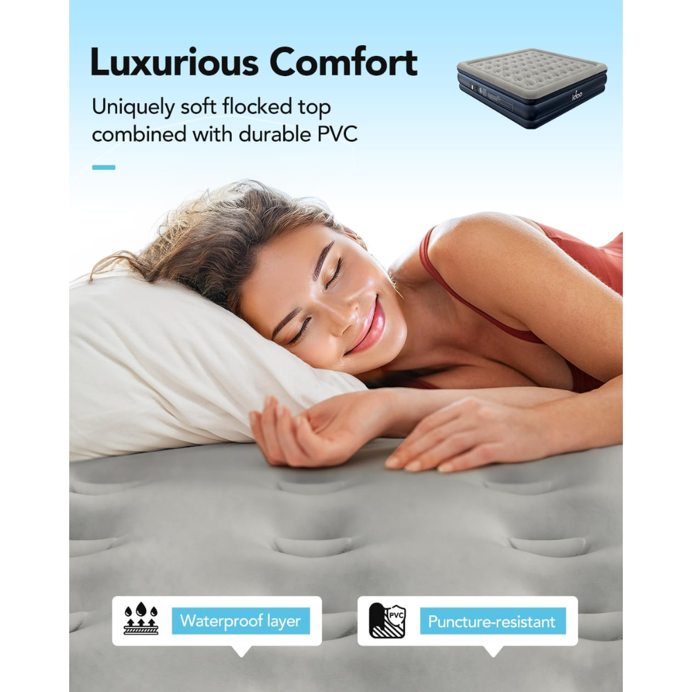 18" Air Mattress with Four Chamber Structure