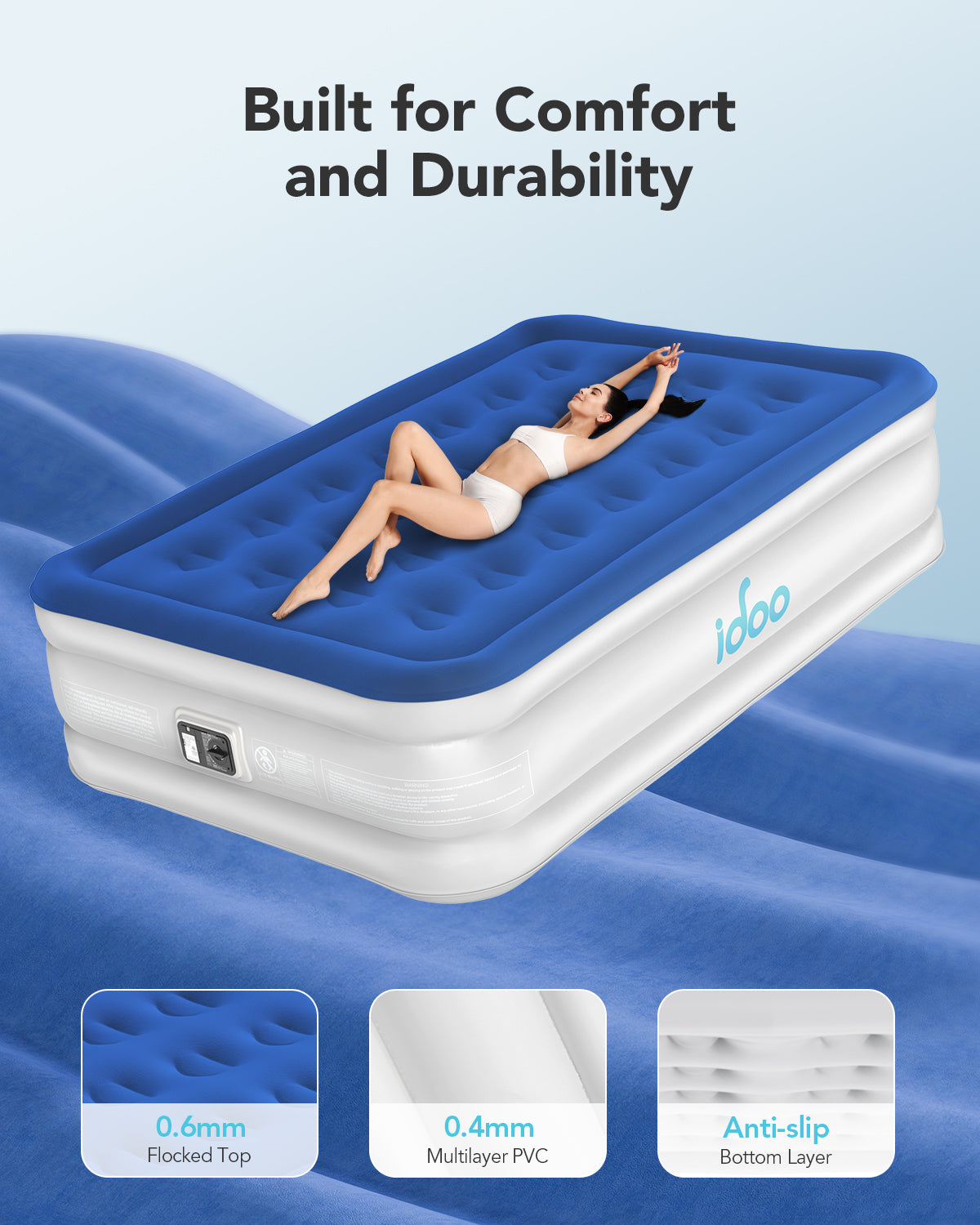 Full blow up mattress best sale