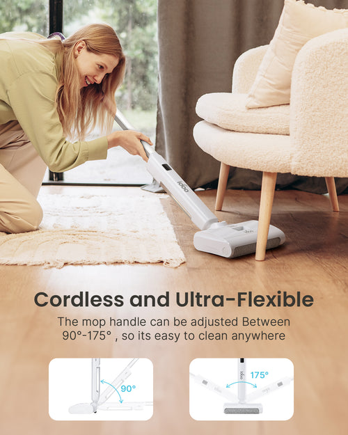 Cordless Electric Mop with Digital Display