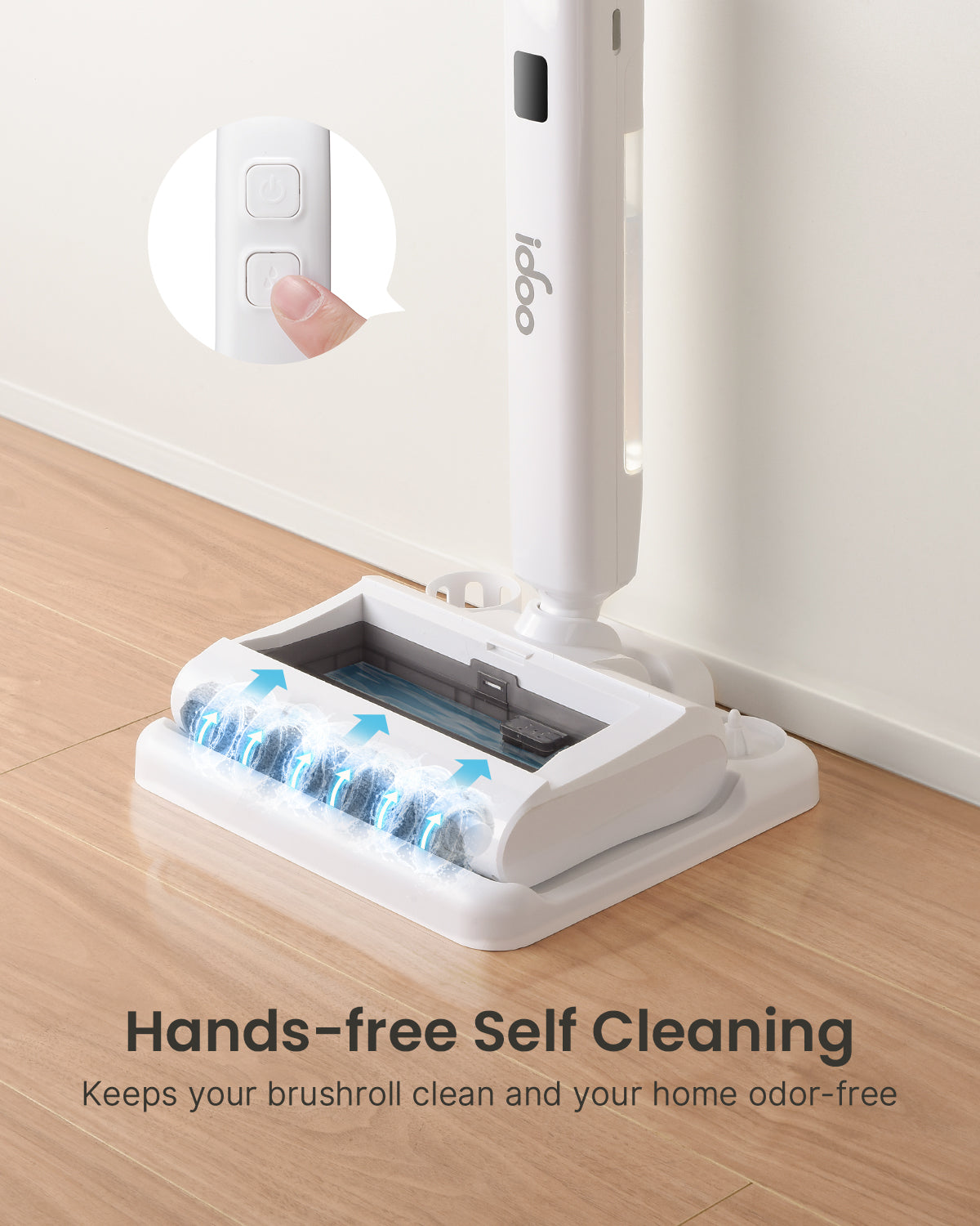 Cordless Electric Mop with Digital Display